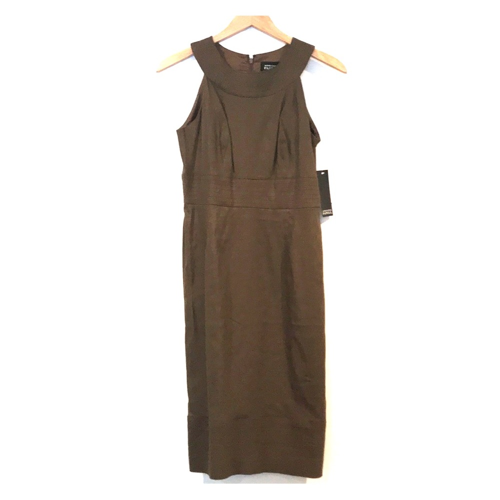 NWT Adrianna Papell linen blend dress